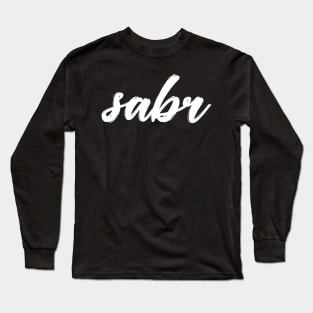 Sabr - Big Print Long Sleeve T-Shirt